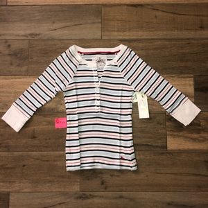 Jade Long Sleeve Striped Top NWT